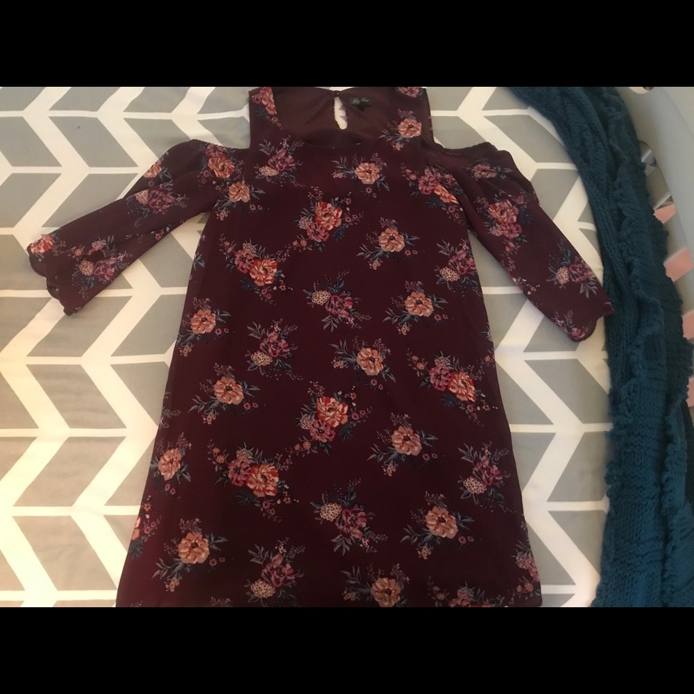 Cold shoulder dress